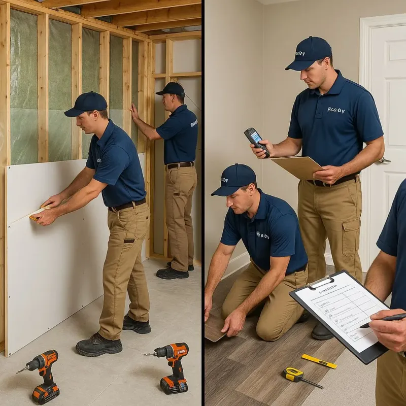 Repairs and Reconstruction process in Lee, MA